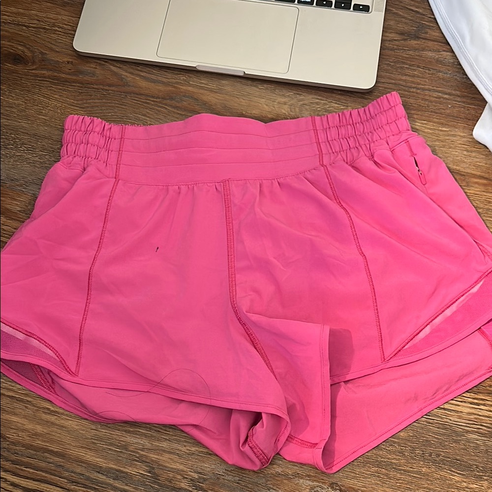 Women's Lululemon Pink Athletic Shorts